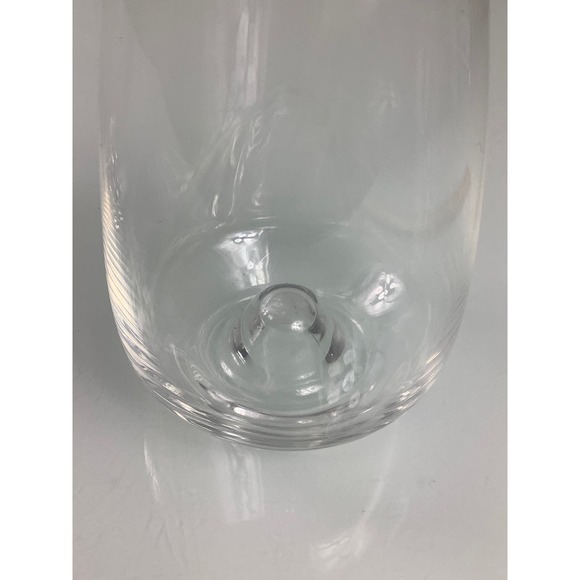 Rosenthal Crystal Signed Studio Line Stemless Wine glasses 22oz Pair EUC - Picture 6 of 8